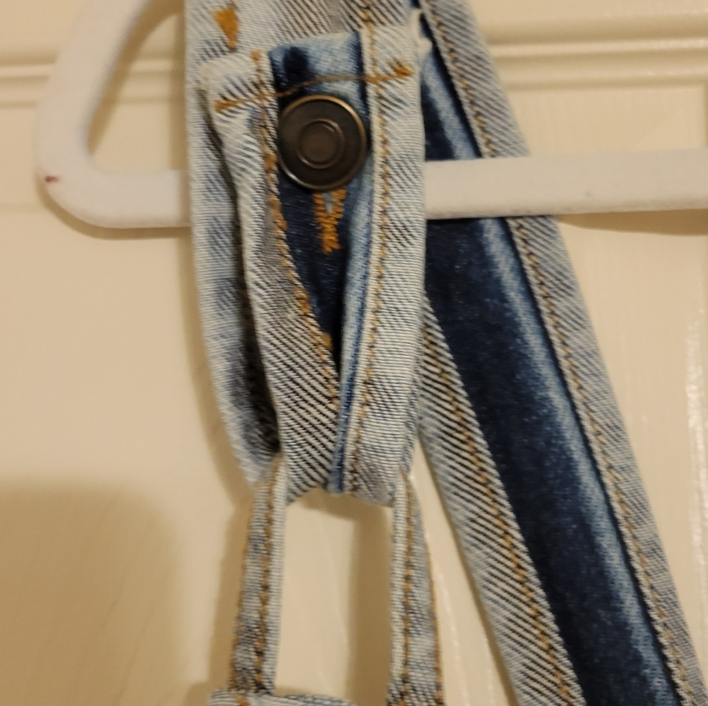 NEW Free People Patchwork Blues Mini Dress - Picture 7 of 8